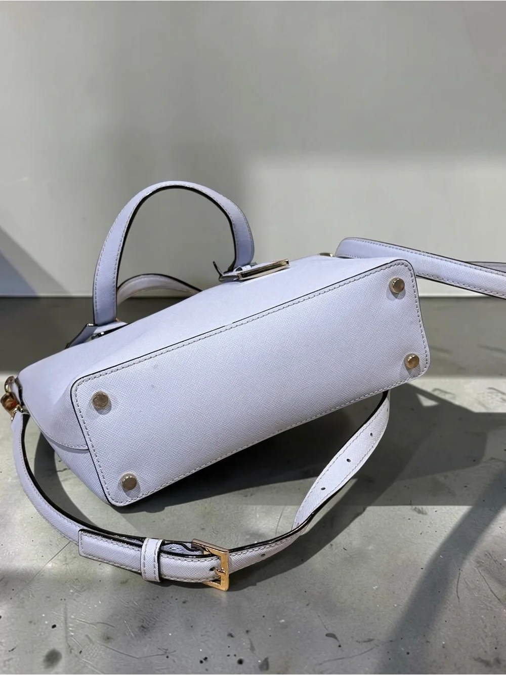 kate spade Light Blue Satchel with Detachable Strap